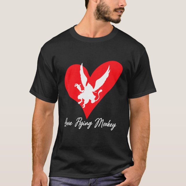 Camiseta Monkey Tees For Men Angry Monkey Flying Monkeys 2 (Anverso)