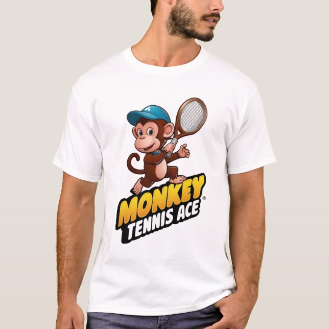 Camiseta MONKEY TENNIS ACET (Anverso)