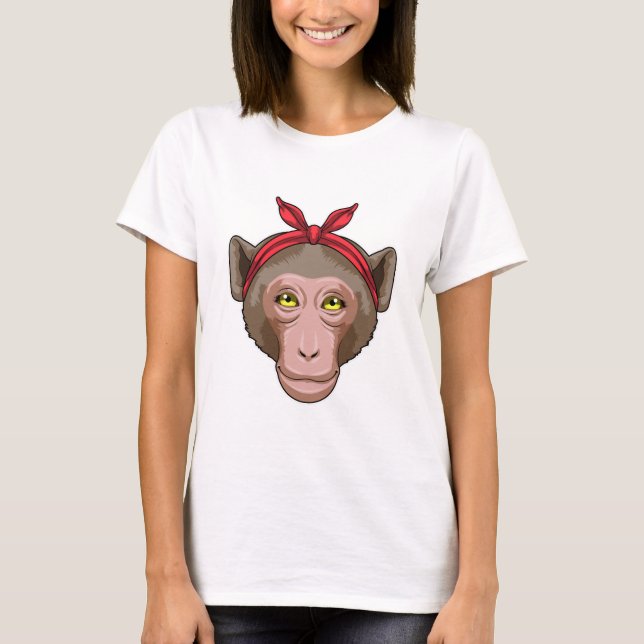 Camiseta Monkey with Bandana (Anverso)