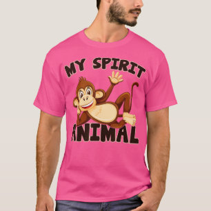 Camiseta Monkeys My Spirit Animal Monkey Lover Chimp Animal