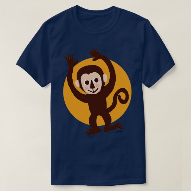 Camiseta Mono (Diseño del anverso)