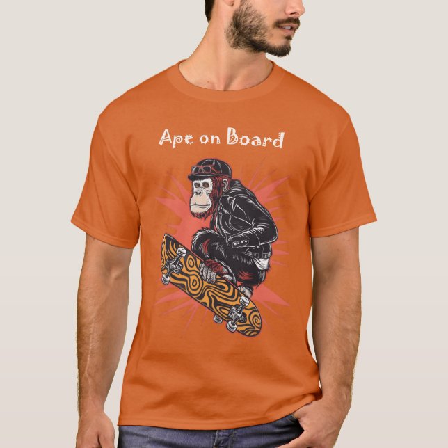 Camiseta Mono a bordo chico (Anverso)