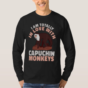 Camiseta Mono adorable me encanta totalmente el mono capuch