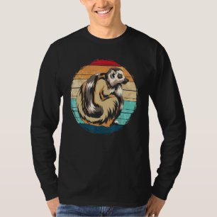 Camiseta Mono animal en el zoológico lindo Madagascar Retro
