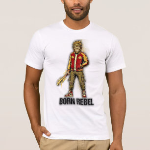 Camiseta Mono Artillero Rebelde de Nacimiento