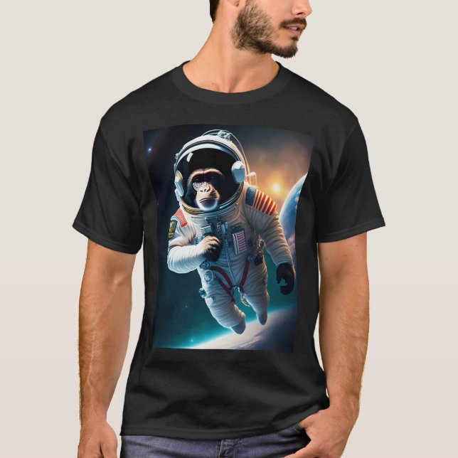 Camiseta Mono astronauta (Anverso)