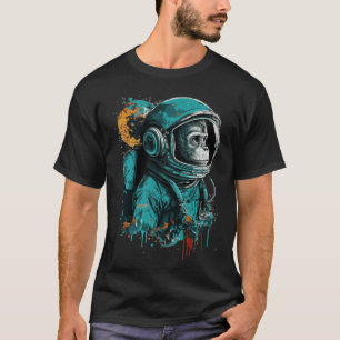 Camiseta Mono Astronauta Explorador del Espacio Ultraterres