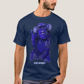 Camiseta Mono azul