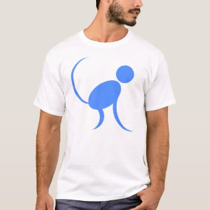 Camiseta Mono azul