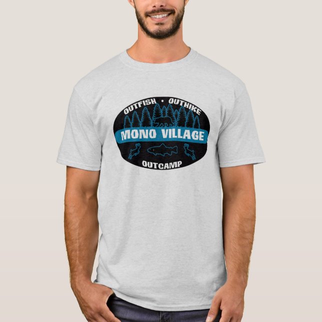 Camiseta Mono azul del "superviviente" del pueblo (Anverso)