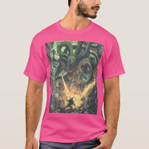 Camiseta Mono biomecánico del Punk Kaiju de Japón retro fem
