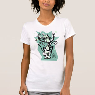 Camiseta Mono borracho en la taza de Tiki del cráneo