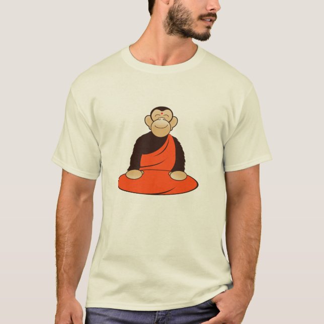 Camiseta Mono budista (Anverso)
