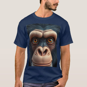 Camiseta Mono Chimpancé Loco Divertido 