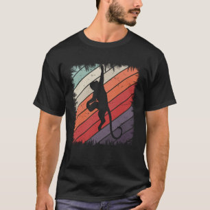 Camiseta Mono Chimpanzee Ape Zoológico Animal Retro Vintage