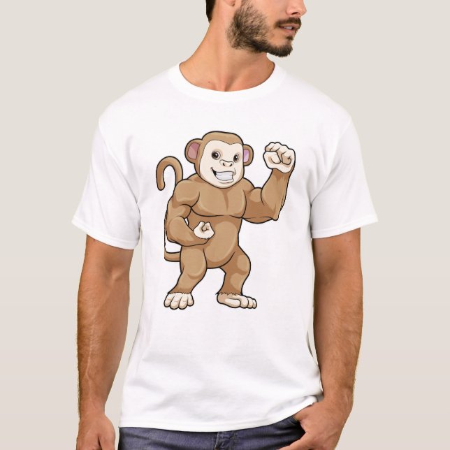 Camiseta Mono como constructor de cadáveres en Bodybuilding (Anverso)