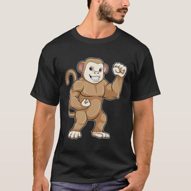 Camiseta Mono como constructor de cadáveres en Bodybuilding (Anverso)