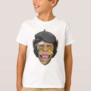 Camiseta Mono como pintor