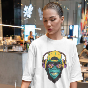 Camiseta Mono Con Auriculares