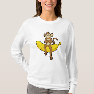 Camiseta Mono con banana