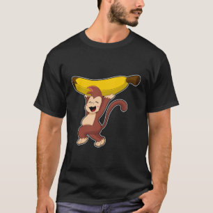 Camiseta Mono con banana