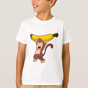 Camiseta Mono con banana