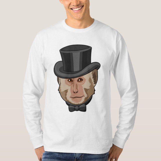 Camiseta Mono con cilindro (Anverso)