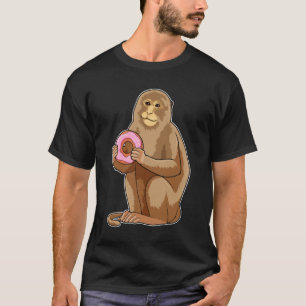Camiseta Mono con donut