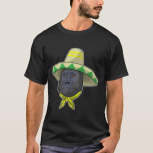 Camiseta Mono con gorra de paja