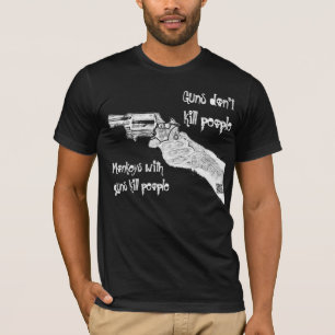 Camiseta Mono con la gente de la matanza de los armas