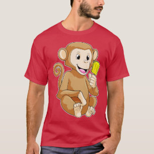 Camiseta Mono con Popsicle
