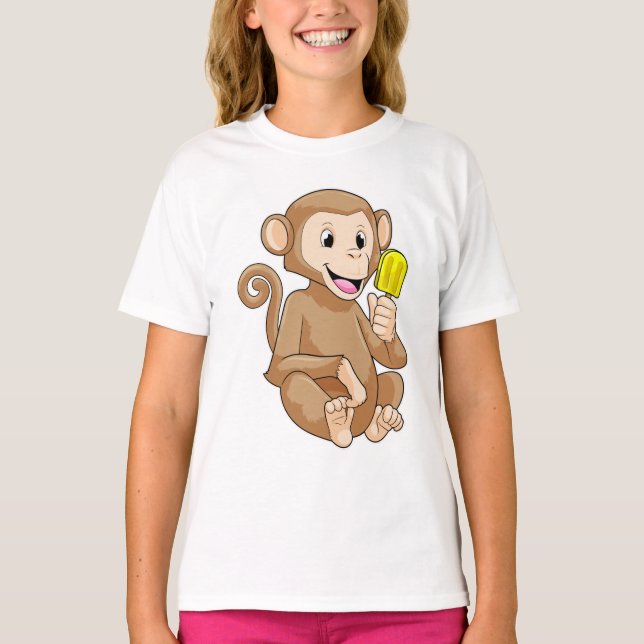 Camiseta Mono con Popsicle (Anverso)