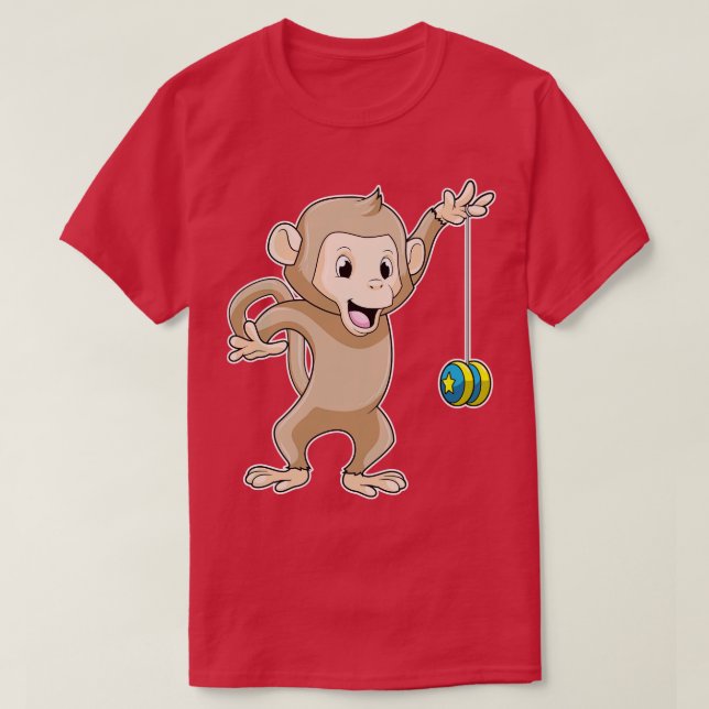 Camiseta Mono con Yoyo (Diseño del anverso)