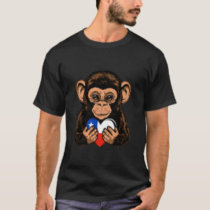Camiseta Mono Corazón de Chile Orgullo Chileno Raíces Chile