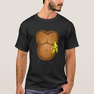 Camiseta Mono Costume Ape Belly Niños Hombres Salón de Adul
