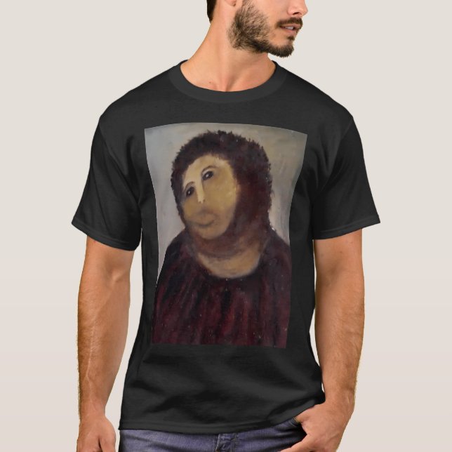Camiseta Mono Cristo Jesús (Anverso)
