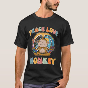 Camiseta Mono de amor por la paz Mediación del Primado Hipp