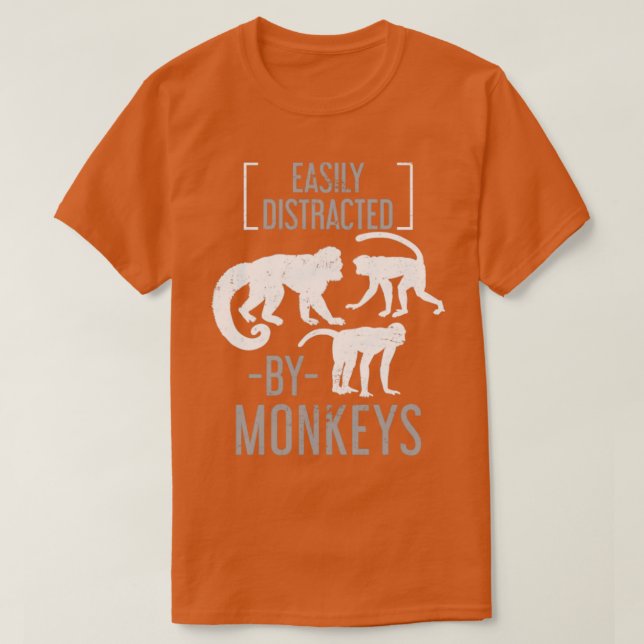 Camiseta Mono de animales chimpancés para el guardián del z (Diseño del anverso)