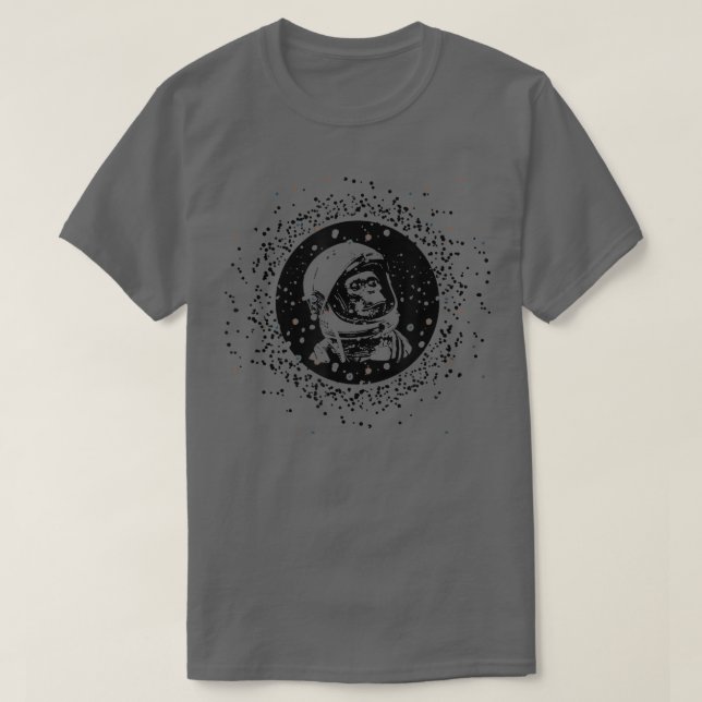 Camiseta Mono de astronauta de viajes espaciales de época T (Diseño del anverso)