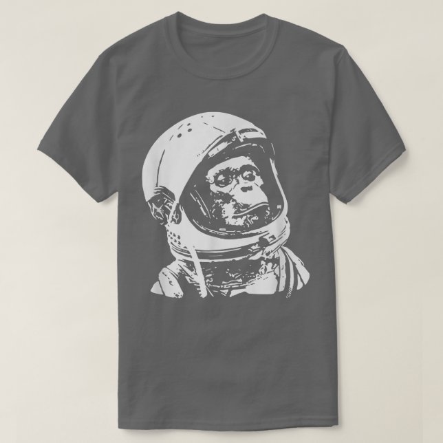 Camiseta Mono de Astronauta de Viajes Espaciales Vintage (Diseño del anverso)