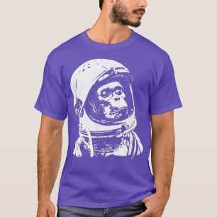 Camiseta Mono de Astronauta de Viajes Espaciales Vintage 2
