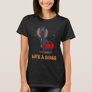Camiseta Mono de baile - como un mono de Babuón de jefe con