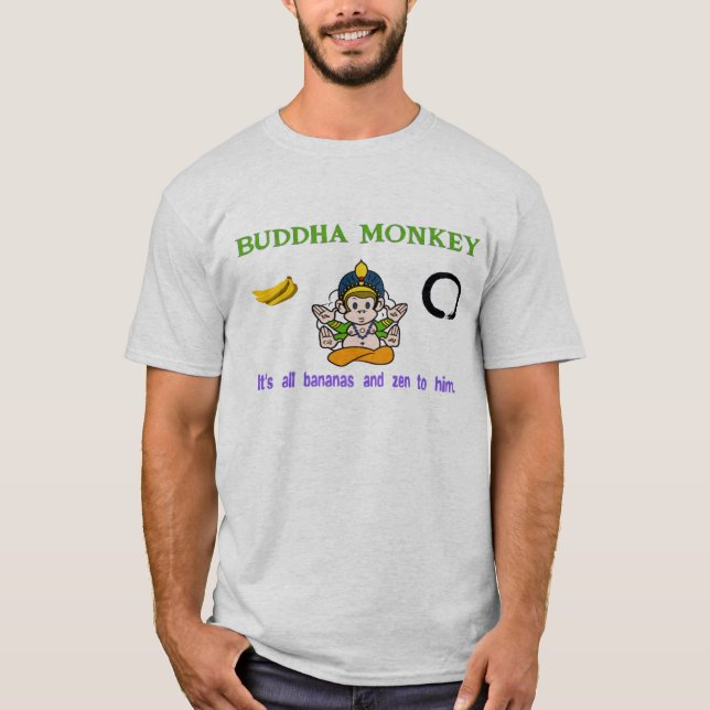 Camiseta Mono de Buda (Anverso)