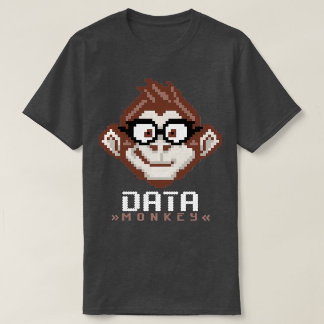 Camiseta Mono de datos 2 (Diseño del anverso)