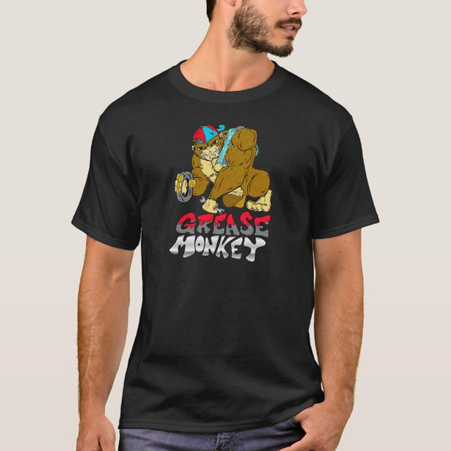 Camiseta Mono de grasa (Anverso)