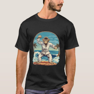 Camiseta Mono de Karate Playa Kickboxing Jiu-jitsu Mma Mart