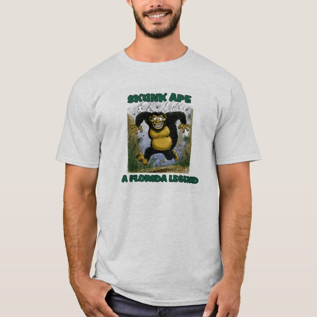 Camiseta ¡Mono de la mofeta ido salvaje! (Anverso)
