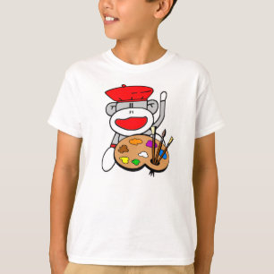Camiseta Mono de la sock del artista