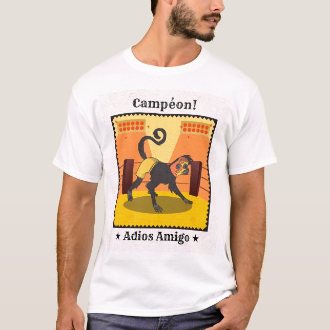 Camiseta Mono de Luchador Wrestler (Anverso)