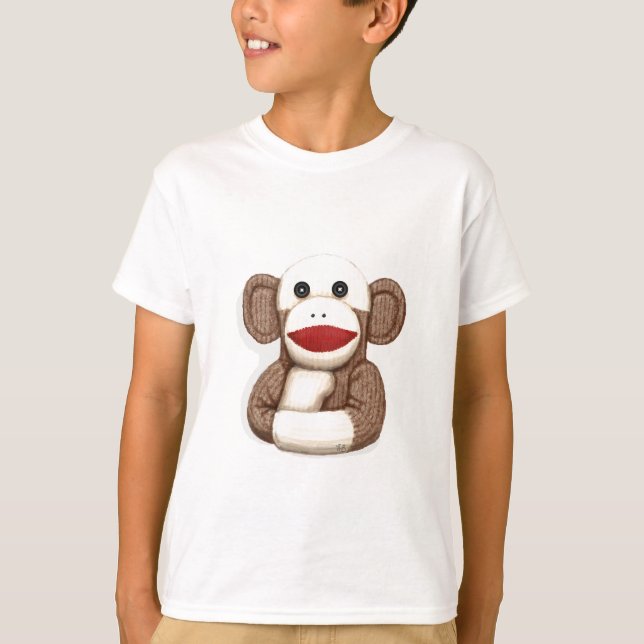 Camiseta Mono de media luna clásico (Anverso)